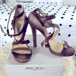 Jimmy Choo Snakeskin Heels👠🐍
